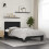 Berkfield Bed Frame without Mattress Black 75x190 cm Small Single 1