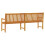 Berkfield Garden Bench 219 cm Solid Acacia Wood 5