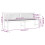 Berkfield Garden Bench 219 cm Solid Acacia Wood 7