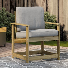 Berkfield Garden Chair 62x56x77 cm Impregnated Wood Pine