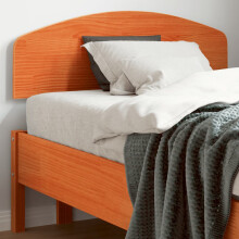 Berkfield Headboard Wax Brown 100 cm Solid Wood Pine