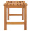Berkfield Garden Bench 114 cm Solid Teak Wood 5