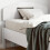 Berkfield Headboard White 75 cm Solid Wood Pine 1