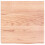 Berkfield Bathroom Countertop Light Brown 40x40x(2-4) cm Treated Solid Wood 3