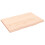 Berkfield Bathroom Countertop 60x40x2 cm Untreated Solid Wood 2