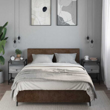 Berkfield Bedside Cabinets 2 pcs Gery Sonoma 40x40x55 cm Engineered Wood