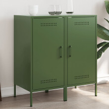 Berkfield Sideboards 2 pcs Olive Green 36x39x79 cm Steel