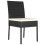 Berkfield Garden Dining Chairs 4 pcs Poly Rattan Black 2