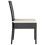 Berkfield Garden Dining Chairs 4 pcs Poly Rattan Black 3