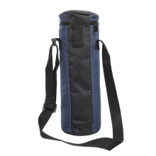 Insulated Baby Bottle Bag with Adjustable Shoulder Strap, Durable Oxford Holder for Travel, Dark Blue