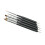 5Pcs Durable Black Nail Art Pens with Nylon Brush and Dotting Tips 8