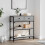 Berkfield Console Table Grey Sonoma 72.5x25x75 cm Engineered Wood 1