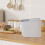 Plastic Kitchen Tool Holder White Utensil Draining Box Cutter Rack 3