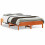 Berkfield Bed Frame without Mattress Wax Brown 135x190 cm Double Solid Wood Pine 1