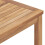 Berkfield Garden Dining Table 160x80x77 cm Solid Teak Wood 6