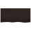 Berkfield Bathroom Countertop Dark Brown 100x50x(2-4) cm Treated Solid Wood 3