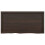 Berkfield Bathroom Countertop Dark Brown 100x50x(2-4) cm Treated Solid Wood 4