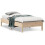 Berkfield Bed Frame without Mattress 75x190 cm Small Single Solid Wood Pine 1