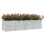 Berkfield Garden Raised Bed 320x80x77 cm Galvanized Steel Silver 3