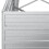 Berkfield Garden Raised Bed 320x80x77 cm Galvanized Steel Silver 6