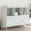 Berkfield Sideboard White 100.5x39x79 cm Steel 1