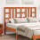 Berkfield Headboard Wax Brown 135 cm Solid Wood Pine 1
