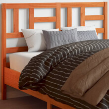 Berkfield Headboard Wax Brown 180 cm Solid Wood Pine