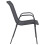 Berkfield Stackable Garden Chairs 4 pcs Grey Textilene Fabric 6