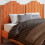 Berkfield Headboard Wax Brown 135 cm Solid Wood Pine 1