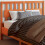 Berkfield Headboard Wax Brown 135 cm Solid Wood Pine 1