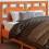Berkfield Headboard Wax Brown 135 cm Solid Wood Pine 1
