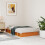 Berkfield Bed Frame without Mattress Wax Brown 100x200 cm Solid Wood Pine 1