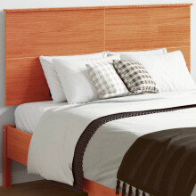 Berkfield Headboard Wax Brown 120 cm Solid Wood Pine