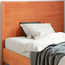 Berkfield Headboard Wax Brown 100 cm Solid Wood Pine