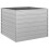 Berkfield Garden Raised Bed 100x100x77 cm Galvanized Steel Silver 2