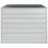 Berkfield Garden Raised Bed 100x100x77 cm Galvanized Steel Silver 4
