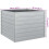 Berkfield Garden Raised Bed 100x100x77 cm Galvanized Steel Silver 6