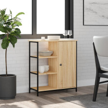 Berkfield Sideboard Sonoma Oak 70x30x80 cm Engineered Wood