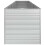 Berkfield Garden Raised Bed 480x80x77 cm Galvanized Steel Silver 5