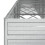 Berkfield Garden Raised Bed 480x80x77 cm Galvanized Steel Silver 6