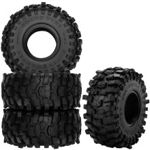 1.9 Inch 1/10 RC Rock Crawler Tires Set, Deep Traction Grip, TRX4 SCX10 Compatible (4Pcs)