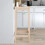 Berkfield Bar Table 50x50x110 cm Solid Wood Pine 1