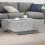 Berkfield Coffee Table Concrete Grey 80x80x31 cm Engineered Wood 1