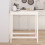 Berkfield Bar Table White 100x50x110 cm Solid Wood Pine 1