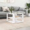 Berkfield Coffee Table White 58x58x40 cm Engineered Wood 1