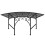 Berkfield Tree Bench 113 cm Black Steel 5
