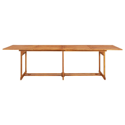 Berkfield Garden Dining Table 280x90x75 cm Solid Acacia Wood 1