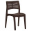 Berkfield Garden Chairs 2 pcs Mocha Polypropylene 3