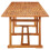 Berkfield Garden Dining Table 280x90x75 cm Solid Acacia Wood 3