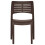 Berkfield Garden Chairs 2 pcs Mocha Polypropylene 4